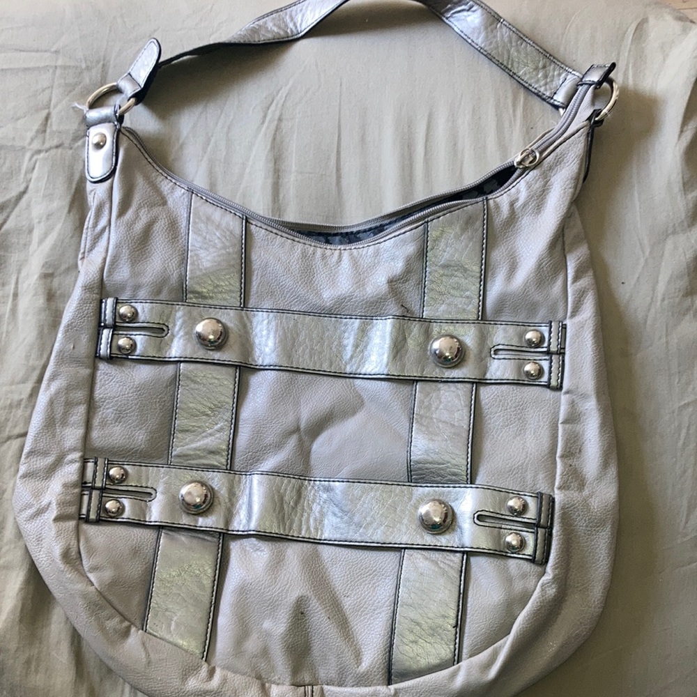 Used purse fake leather past modern